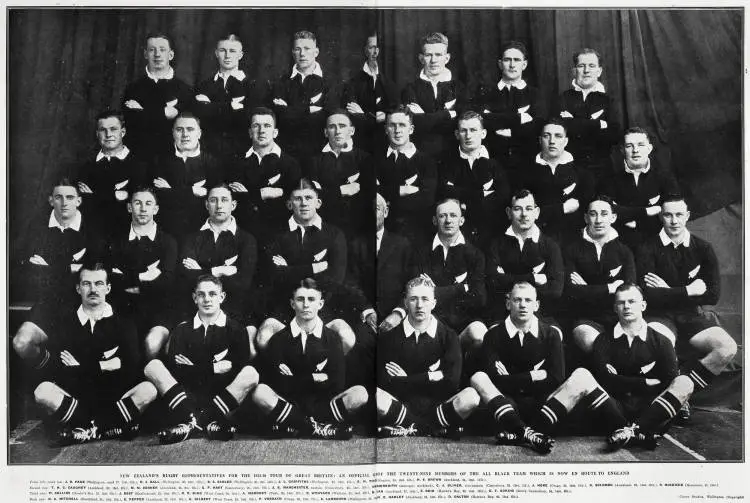 New Zealand's rugby representatives for the 1935-36 tour of Great Britain