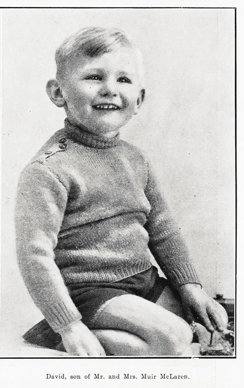 David, son of Mr. and Mrs. Muir McLaren