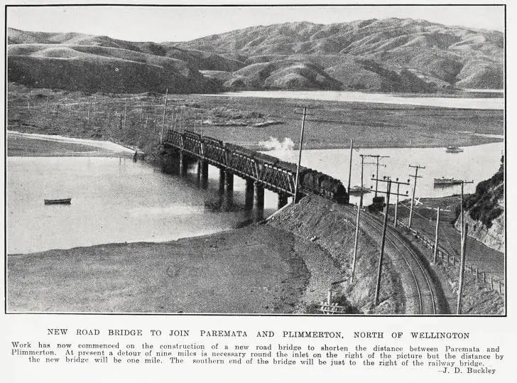 New road bridge to join Paremata and Plimmerton, north of Wellington