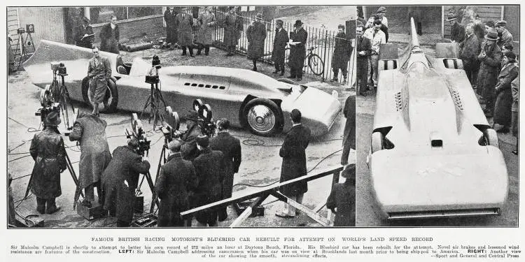Famous British racing motorist's Bluebird car rebuilt for attempt on world's land speed record