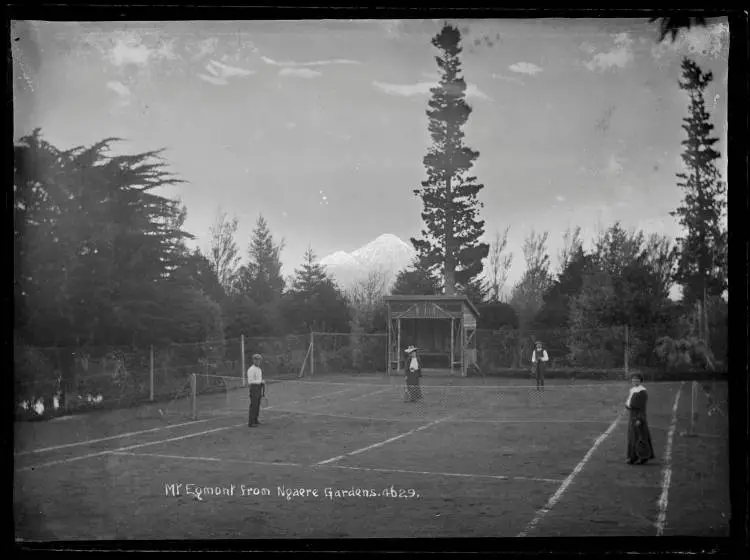 Mount Egmont from Ngaere Gardens