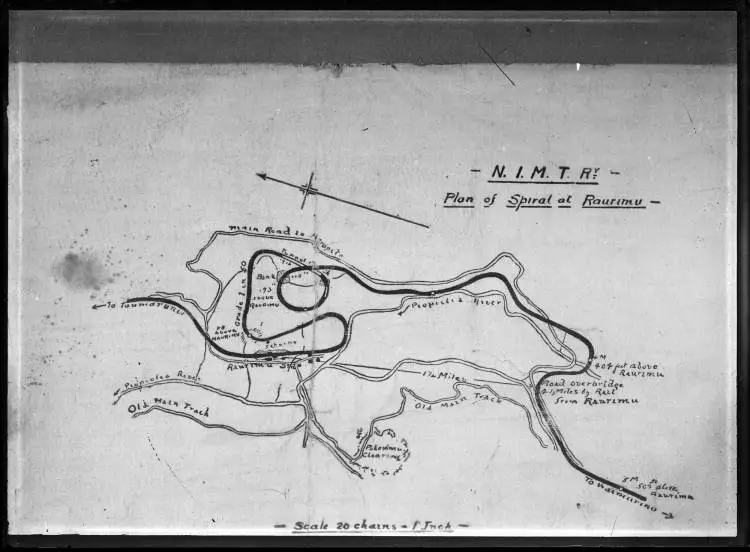 The Raurimu Spiral on the North Island Main Trunk Line