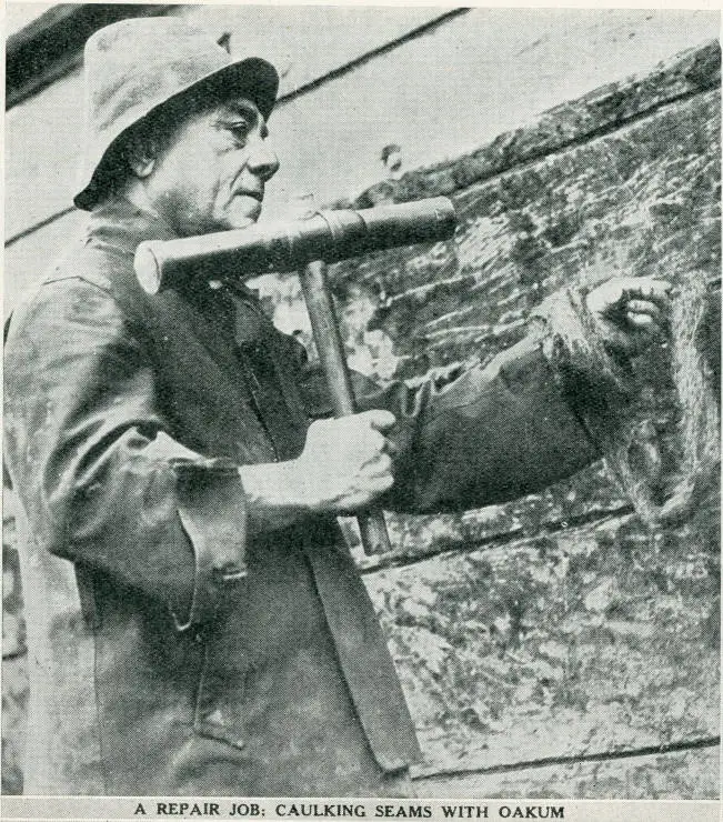 Busy boat-builders: a pictorial series illustrating activity in shipyards on the harbour front ay Auckland