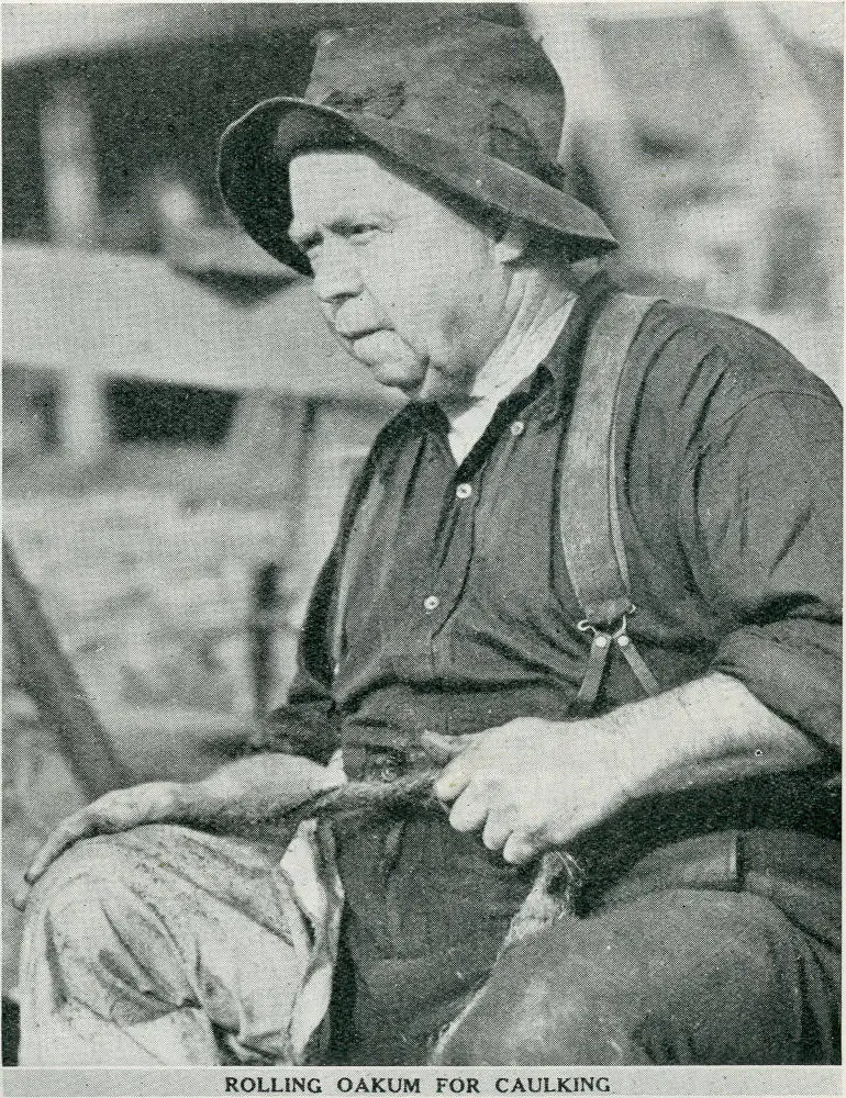 Busy boat-builders: a pictorial series illustrating activity in shipyards on the harbour front ay Auckland