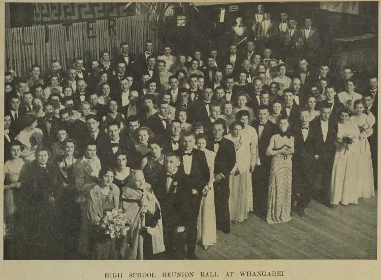 High school reunion ball at Whangarei