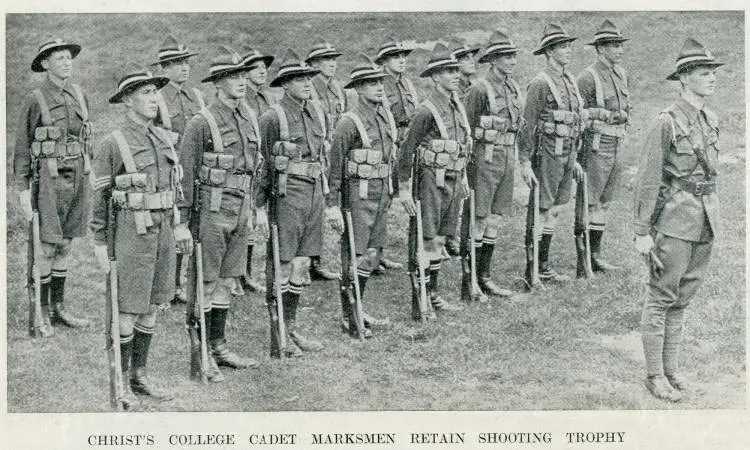 Christ's College cadet marksmen retain shooting trophy