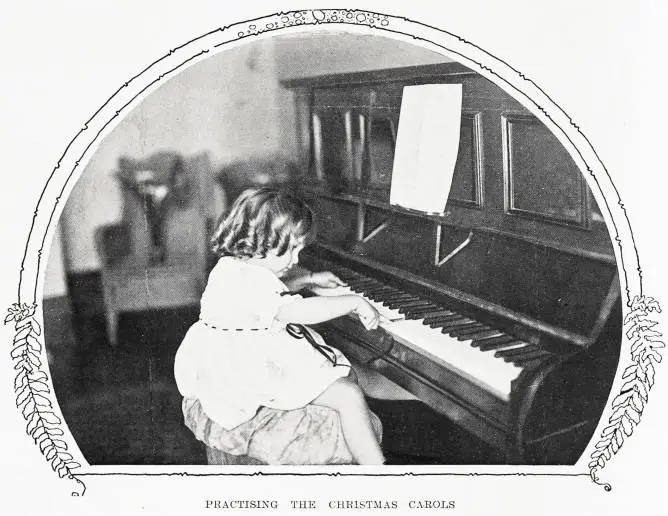 Practising the Christmas carols