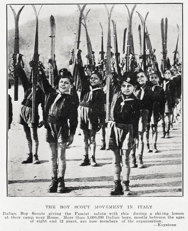 The boy scout movement in Italy