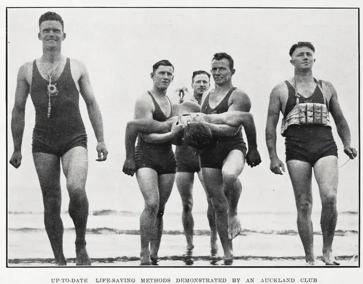 Up-to-date life-saving methods demonstrated by an Auckland Club