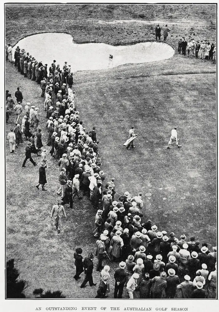 An outstanding event of the Australian golf season