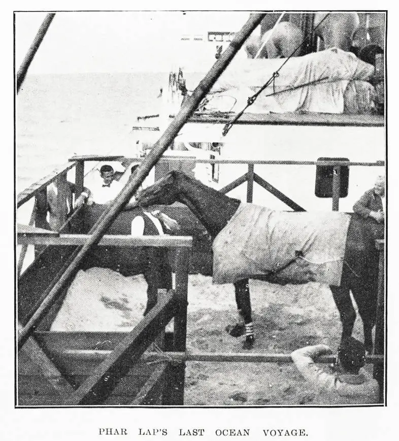 Phar Lap's last ocean voyage