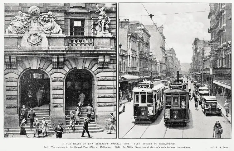 In the heart of New Zealand's capital city: busy scenes at Wellington