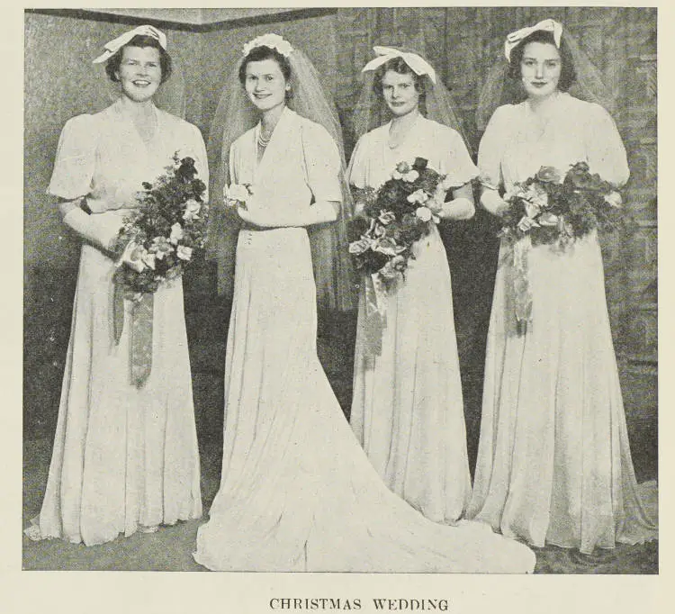 Wedding of Miss Winifred Guthrie to Mr. George Dick in Wellington