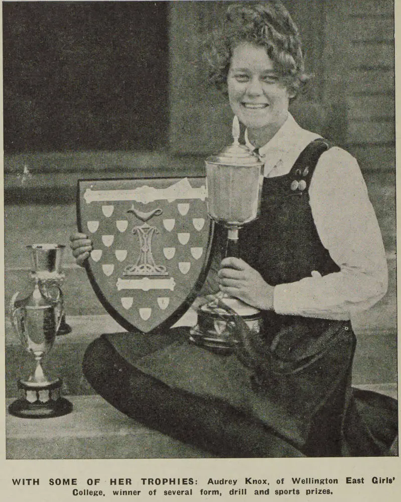 Wellington East Girls' College student, Audrey Knox