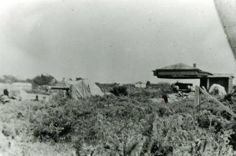 Disguised gun emplacements, J.F. Kennedy Park, Castor Bay.