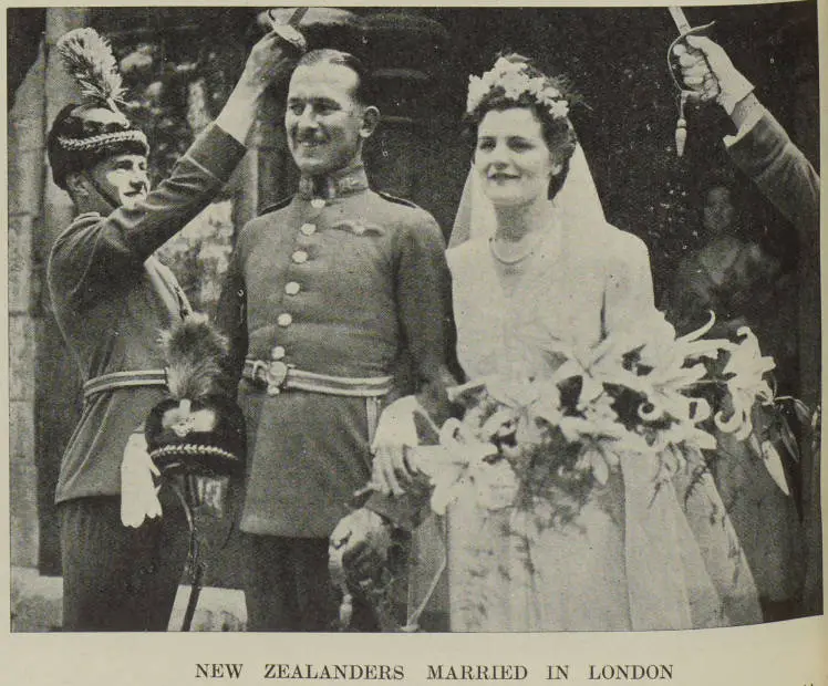 New Zealanders married in London