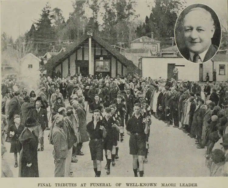 Final tributes at funeral of well-known Māori leader