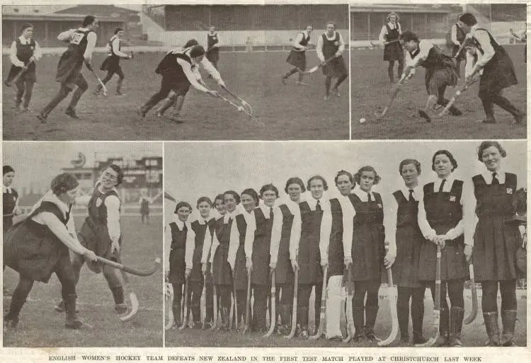English women's hockey team defeats New Zealand in the first test match played at Christchurch last week