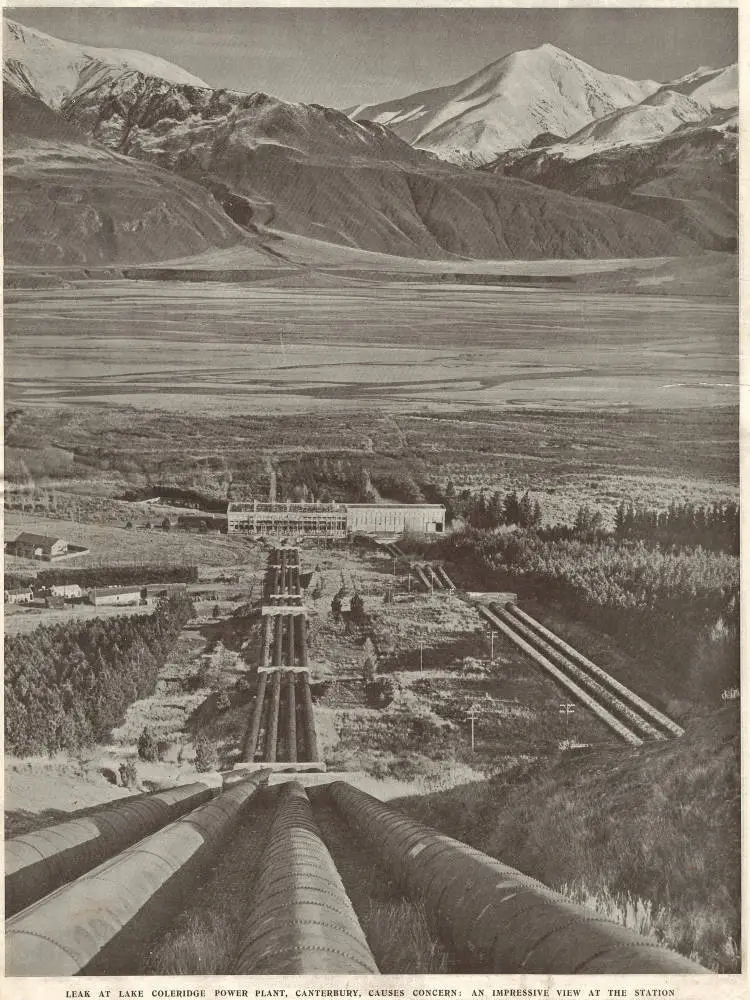 The Lake Coleridge Power Plant, Canterbury