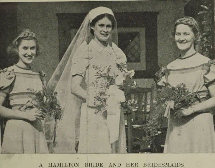 Wedding of Miss Patricia Wayland Rogers and Mr. Geoffrey Rix-Trott at Frankton