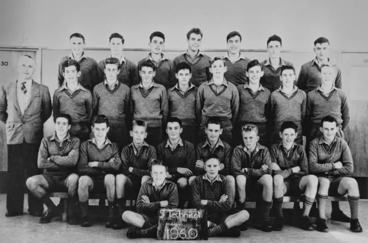 Rangitoto College Fifth Form Technical students, 1960