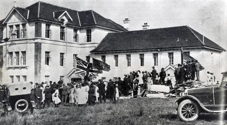 Re-opening of St Joseph's orphanage, Taharoto Road, Takapuna.