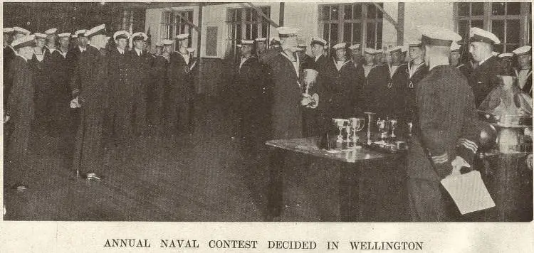 Royal Naval Volunteer Reserve win the Denton Cup in Wellington