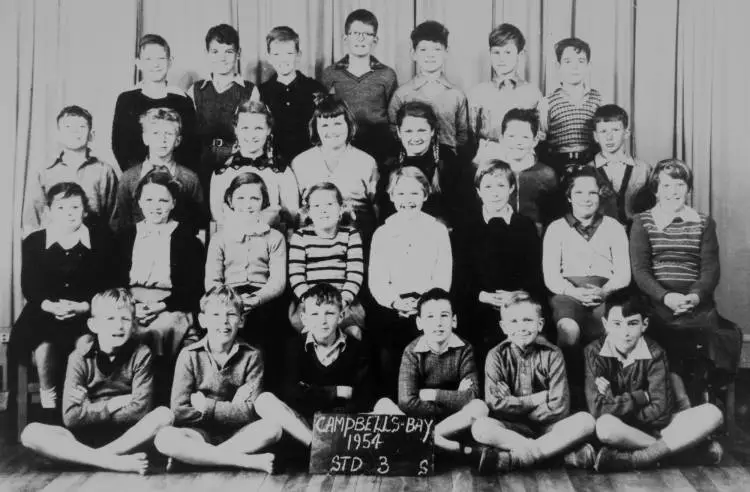 Standard 3 Class Campbells Bay School, 1954