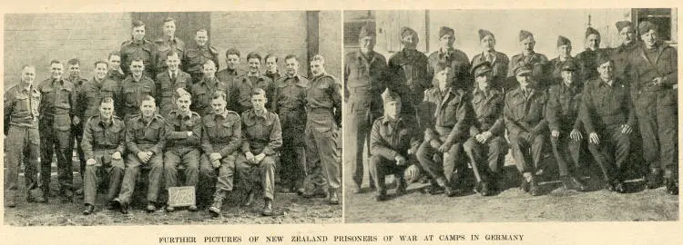 Further pictures of New Zealand prisoners of war at camps in Germany