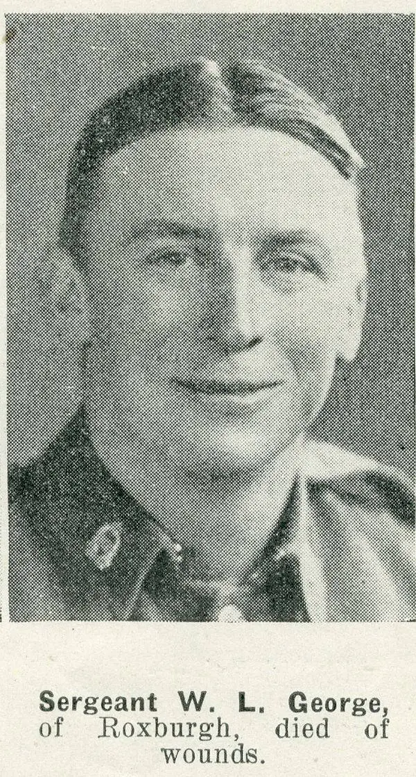 Sergeant W. L. George, of Roxburgh, died of wounds