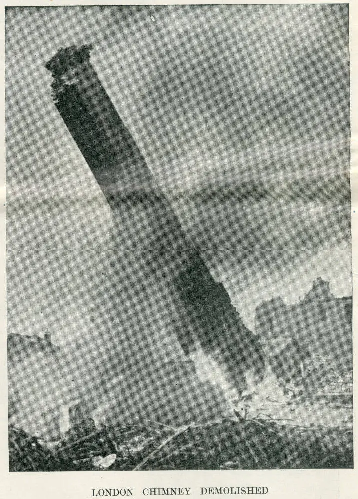 London chimney demolished