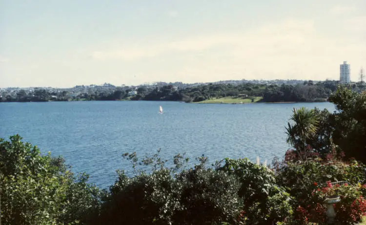 Lake Pupuke looking north.