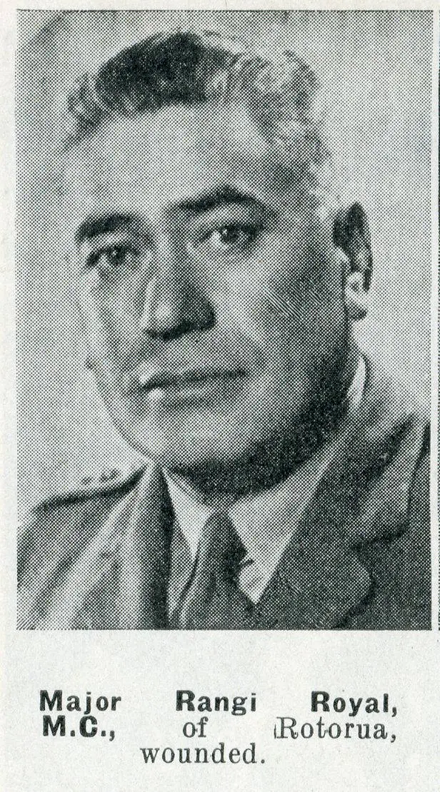 Major Rangi Royal, M.C., of Rotorua, wounded