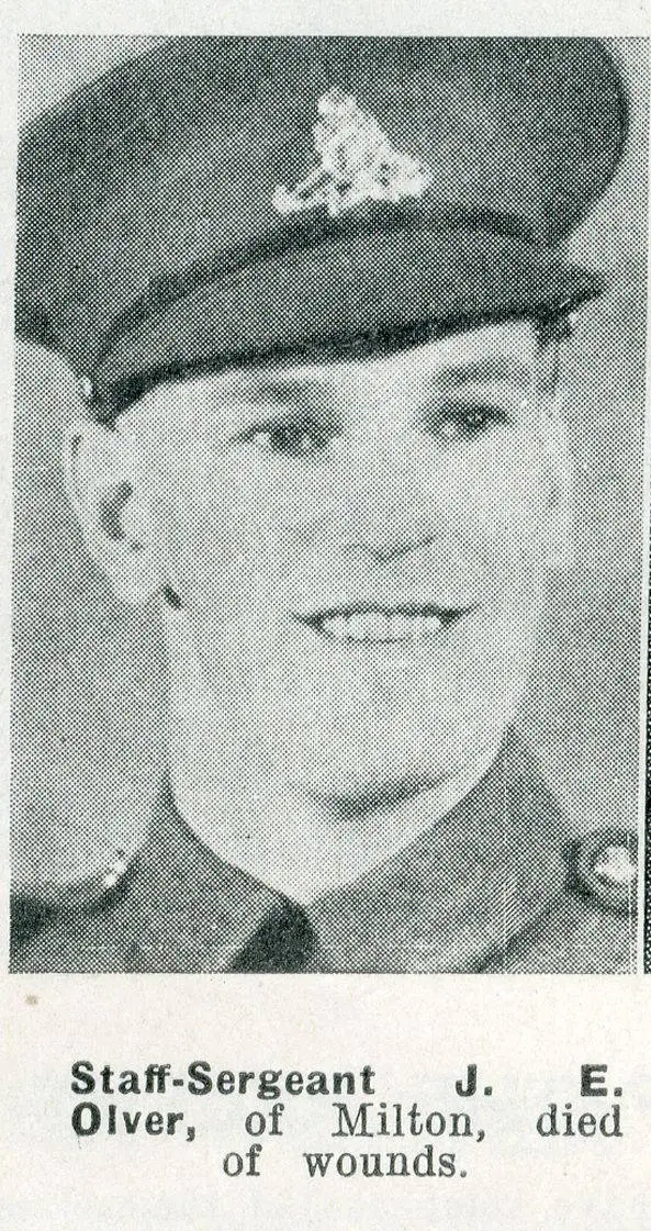 Staff-Sergeant J. E. Oliver, of Milton, died of wounds
