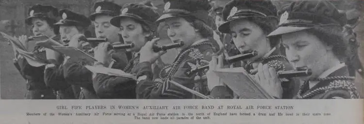 Women's Auxiliary Air Force fife and drum band