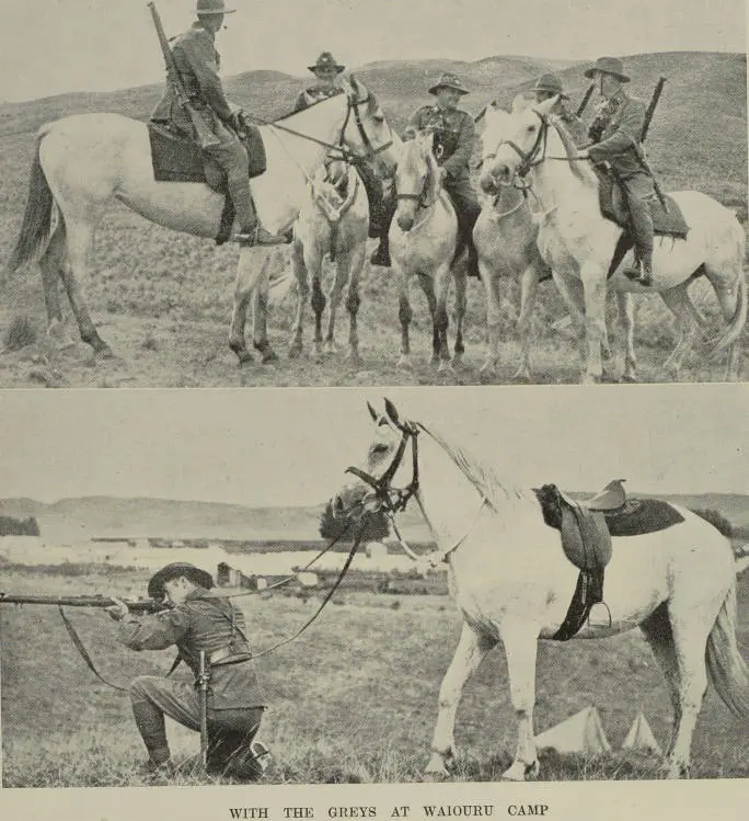 With the Greys at Waiouru Camp