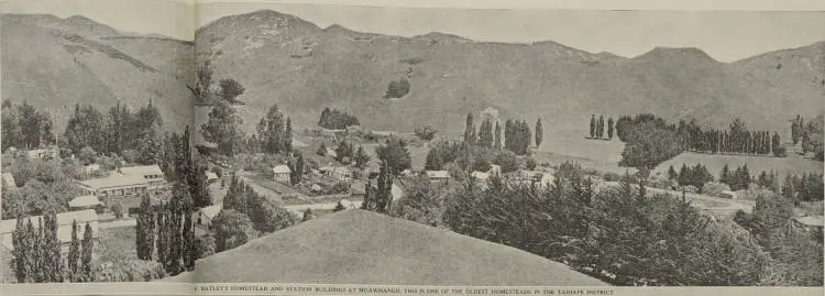 V. Batley's homestead and station buildings at Moawhango. This is one of the oldest homesteads in the Taihape District