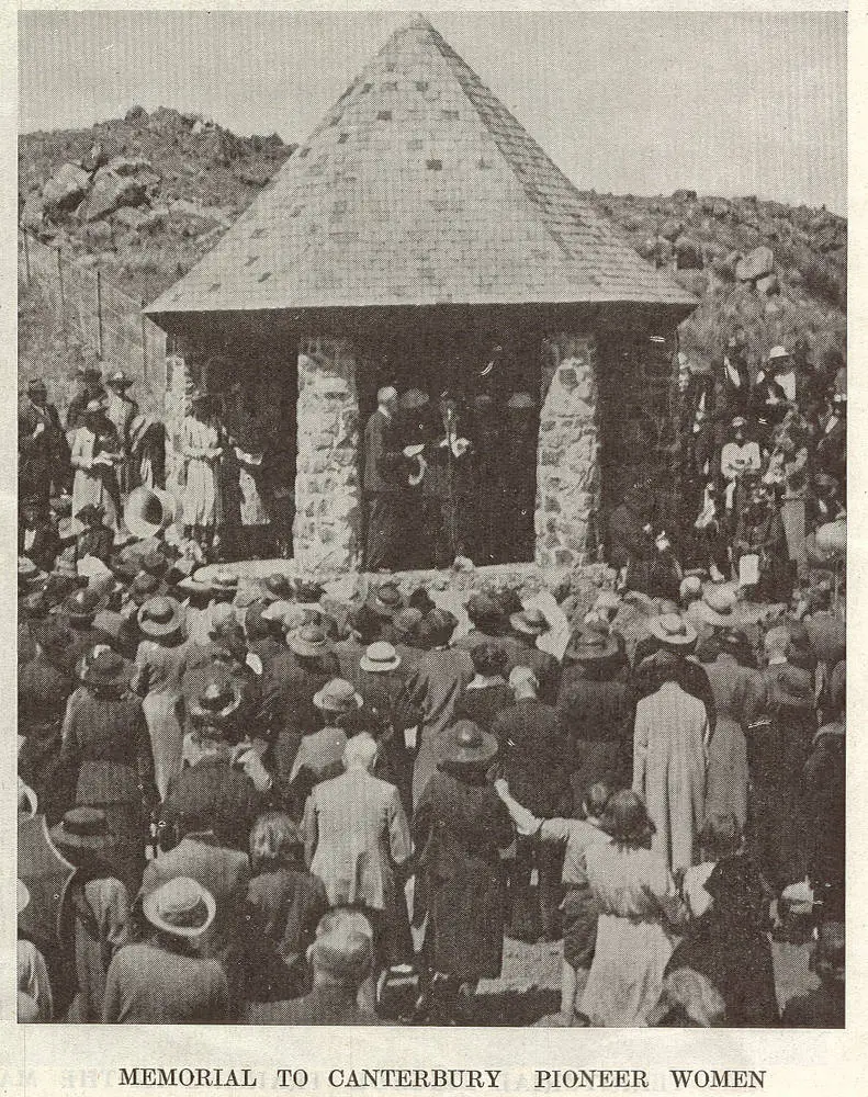 Memorial to Canterbury pioneer women