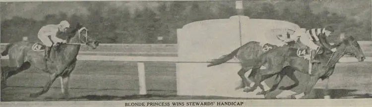 Blonde Princess wins Stewards' Handicap at Trentham