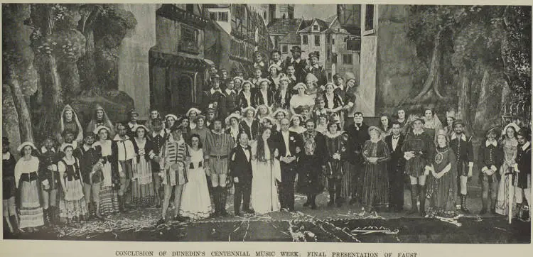 Conclusion of Dunedin's centennial music week: final presentation of Faust