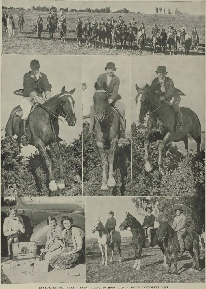 Hunting in the South Island: riding to hounds at a South Canterbury meet