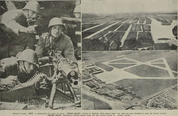 Dutch resistance to the German invasion of Holland