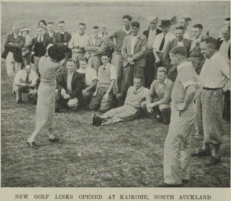 New golf links opened at Kaikohe, North Auckland