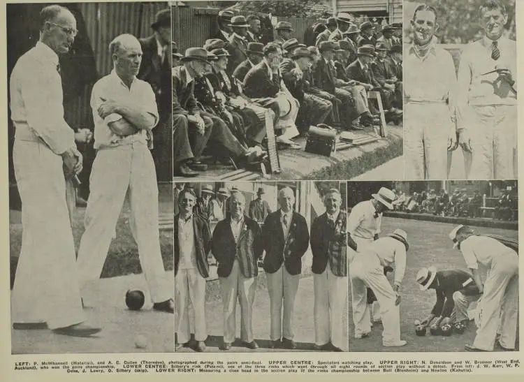 New Zealand Centennial Bowling Tournament in Wellington