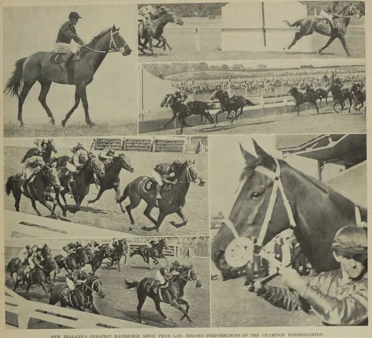 New Zealand's greatest racehorse since Phar Lap: record performances of the champion Kindergarten