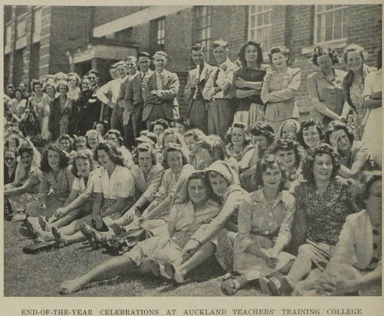 End-of-the-year celebrations at Auckland Teachers' Training College
