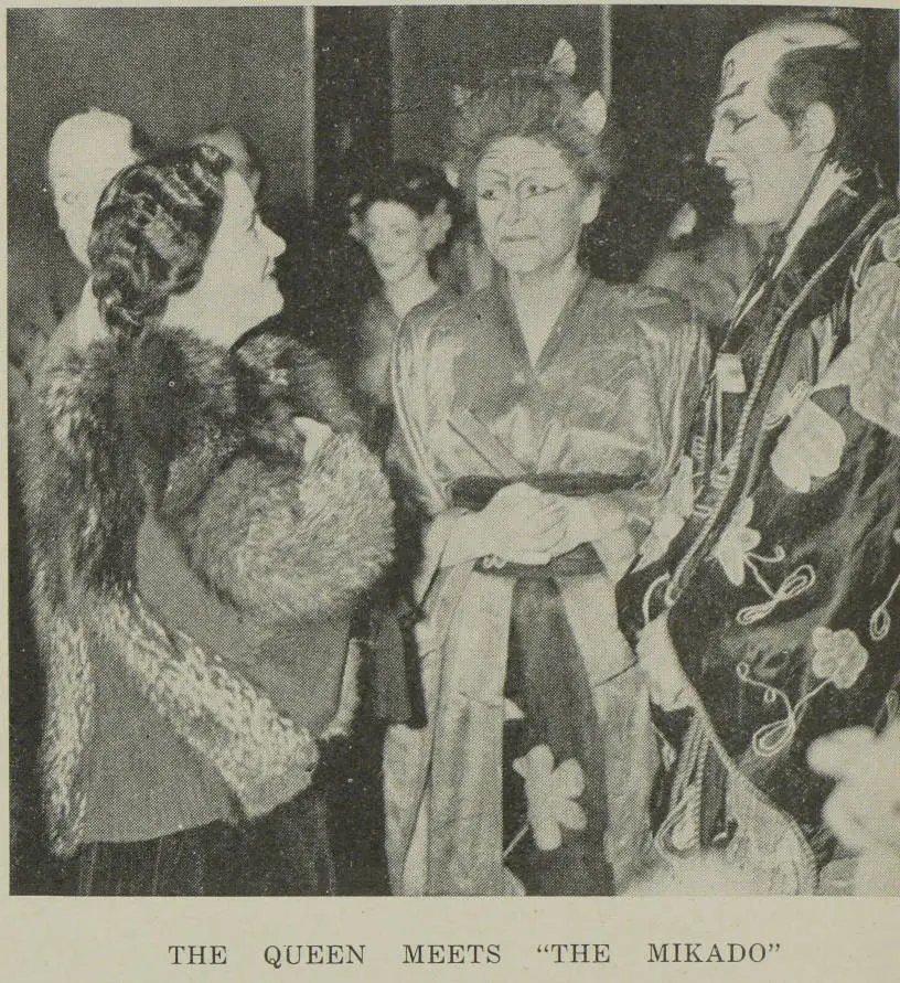 The Queen meets the Mikado