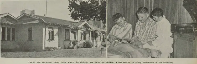 Photos of orphaned boys at France Home, Eskdale, Napier