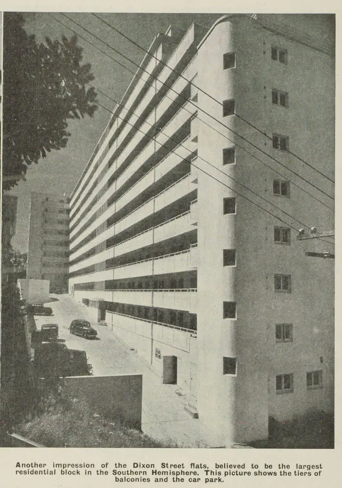Another view of the Dixon Street flats