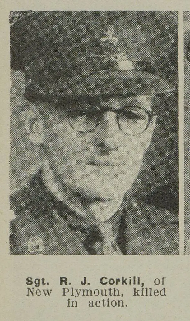 Sgt. R. J. Corkill, of New Plymouth, killed in action